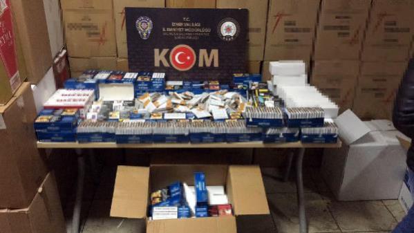 İzmir’de kaçakçılık operasyonu: 5 gözaltı