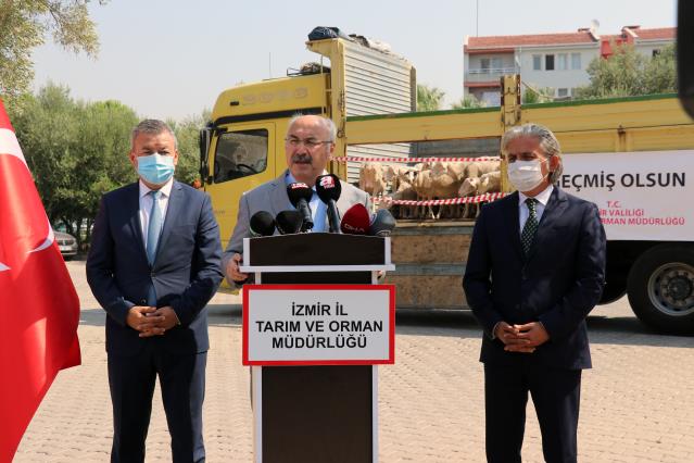 İzmirli hayırseverlerden Antalya ve Muğla’daki yangınlarda mağdur olan üreticilere destek