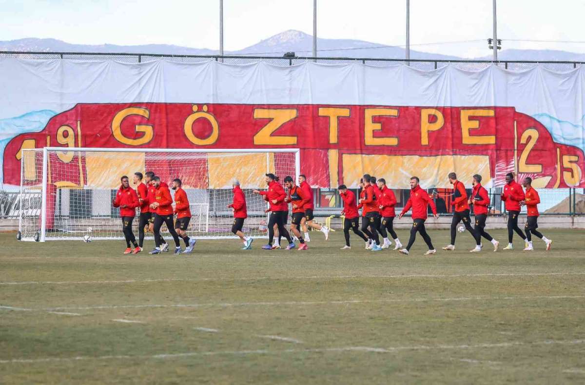 Göztepe’de Galatasaray maçı hazırlıkları sürüyor