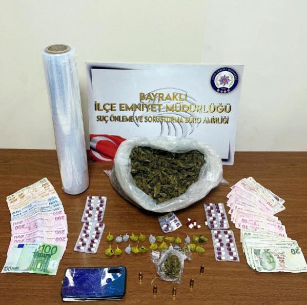 İzmir’deki uyuşturucu operasyonunda 2 tutuklama