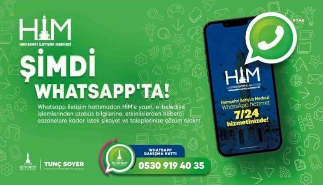 İzmir Büyükşehir Belediyesi’nden Whatsapp Hizmet Hattı