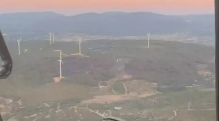 İzmir’de Orman Yangınlarıyla Mücadele Sürüyor