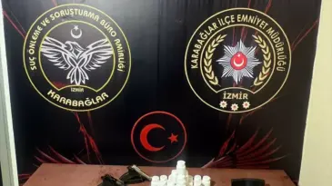 İzmir’de Uyuşturucu ve Silah Ticareti Operasyonu: 2 Gözaltı