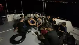 Çeşme Açıklarında 11 Düzensiz Göçmen Yakalandı